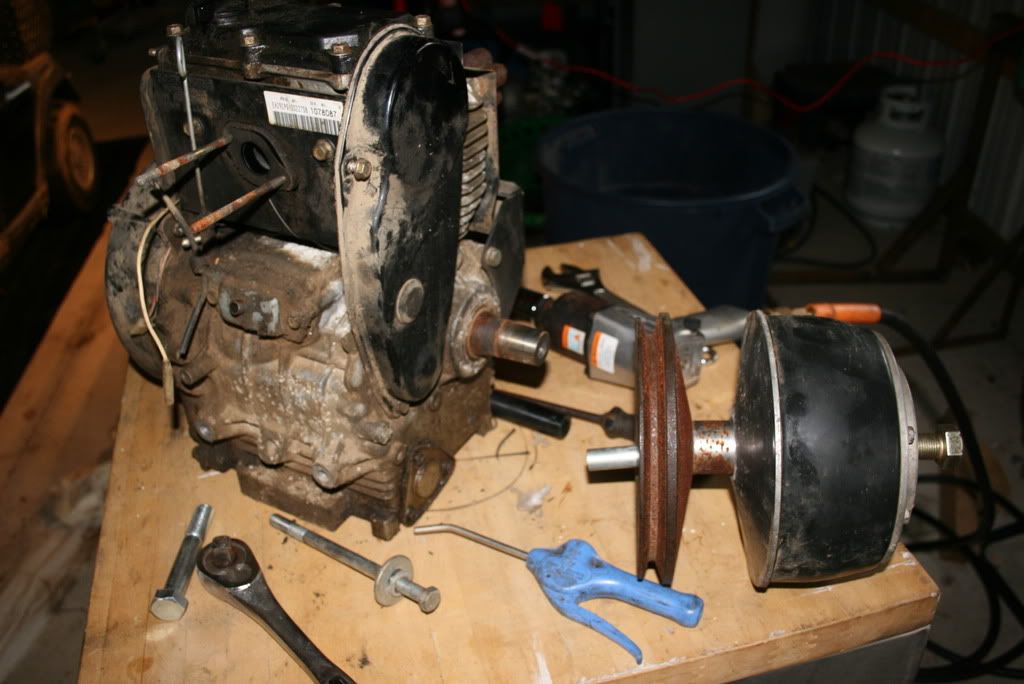 Engine/clutch removal 295, 350